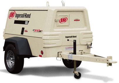 Ingersoll Rand P185 Tow Behind Compressor