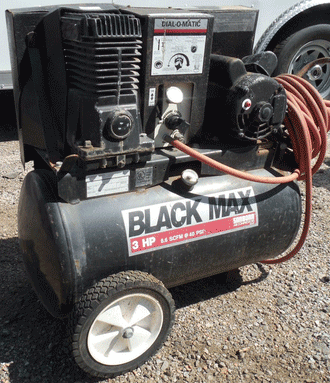 Black Max 3 HP air compressor