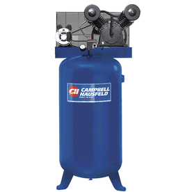 An 80 gallon Campbell Hausfeld air compressor