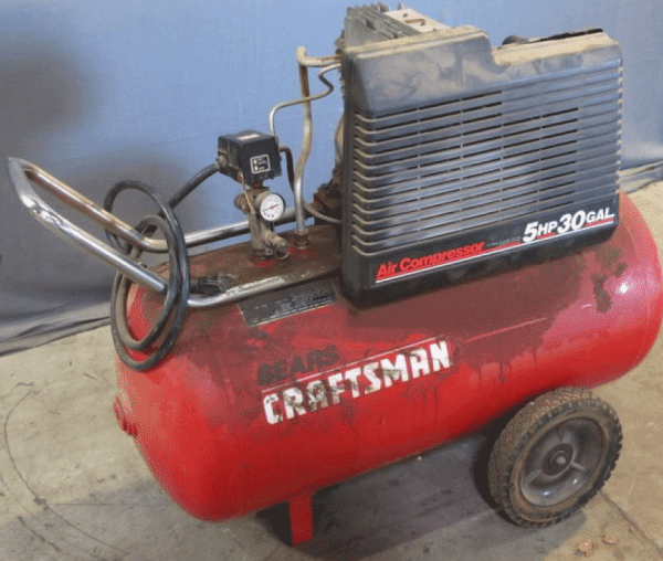 Craftsman 5 HP compressor trips breaker on start up - About Air