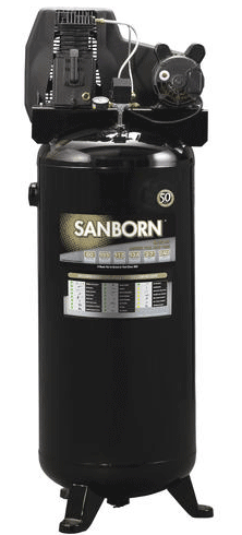 Newer Sanborn 5 HP air compressor