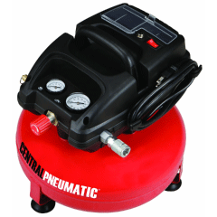 Central Pneumatic pancake type air compressor