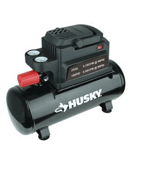 Husky 2 gallon hot dog compressor