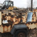 An older Ingersoll Rand P-185 air compressor