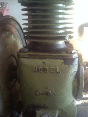 Old Speedaire pump closeup
