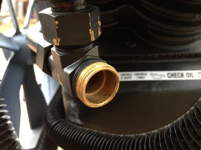 Threaded Air Outlet On Air Compressor Pump