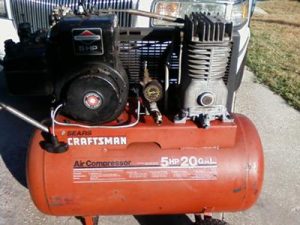 Craftsman 5hp Briggs And Stratton Gas Powered Belt Driven Air Compressor Stalls When Pressure Builds Up 21605690