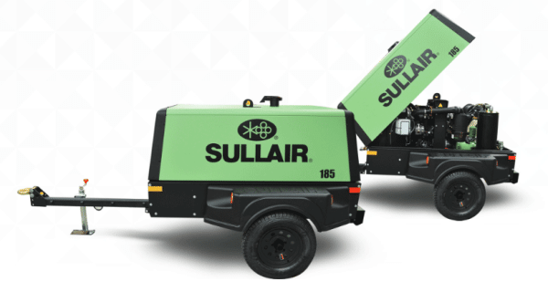 New Sullair 185 air compressor