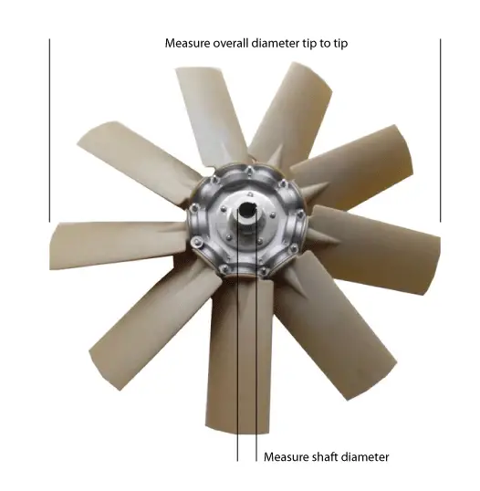 Broken Compressor Cooling Fan