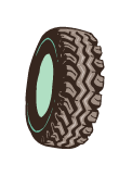 Compressed air - car tire