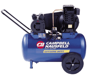 Smaller Campbell Hausfeld air compressor