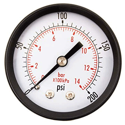 Gauge - utility (means cheap) for air compressors