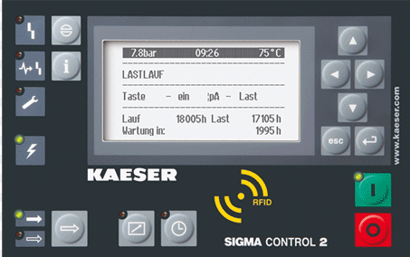 Kaeser compressor Sigman controller