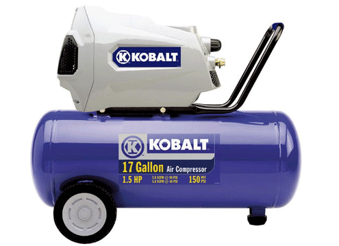 Kobalt air compressor - 17 gallon - model 236005