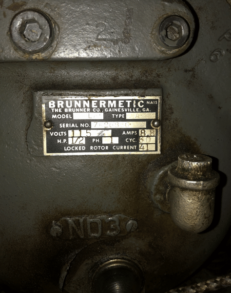 Old Brunner Air Compressor 4