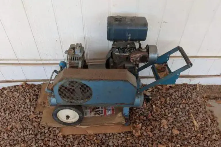 Seeking Information About This Blue Twin Tank Air Compressor - Identified