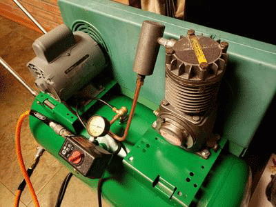My rebuilt Speedaire air compressor - Photo 2