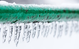 This is a well-frozen pipe!