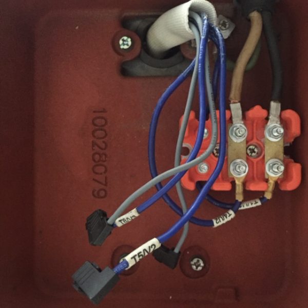 Wiring diagram for Ingersoll Rand 7.5 HP air compressor caps