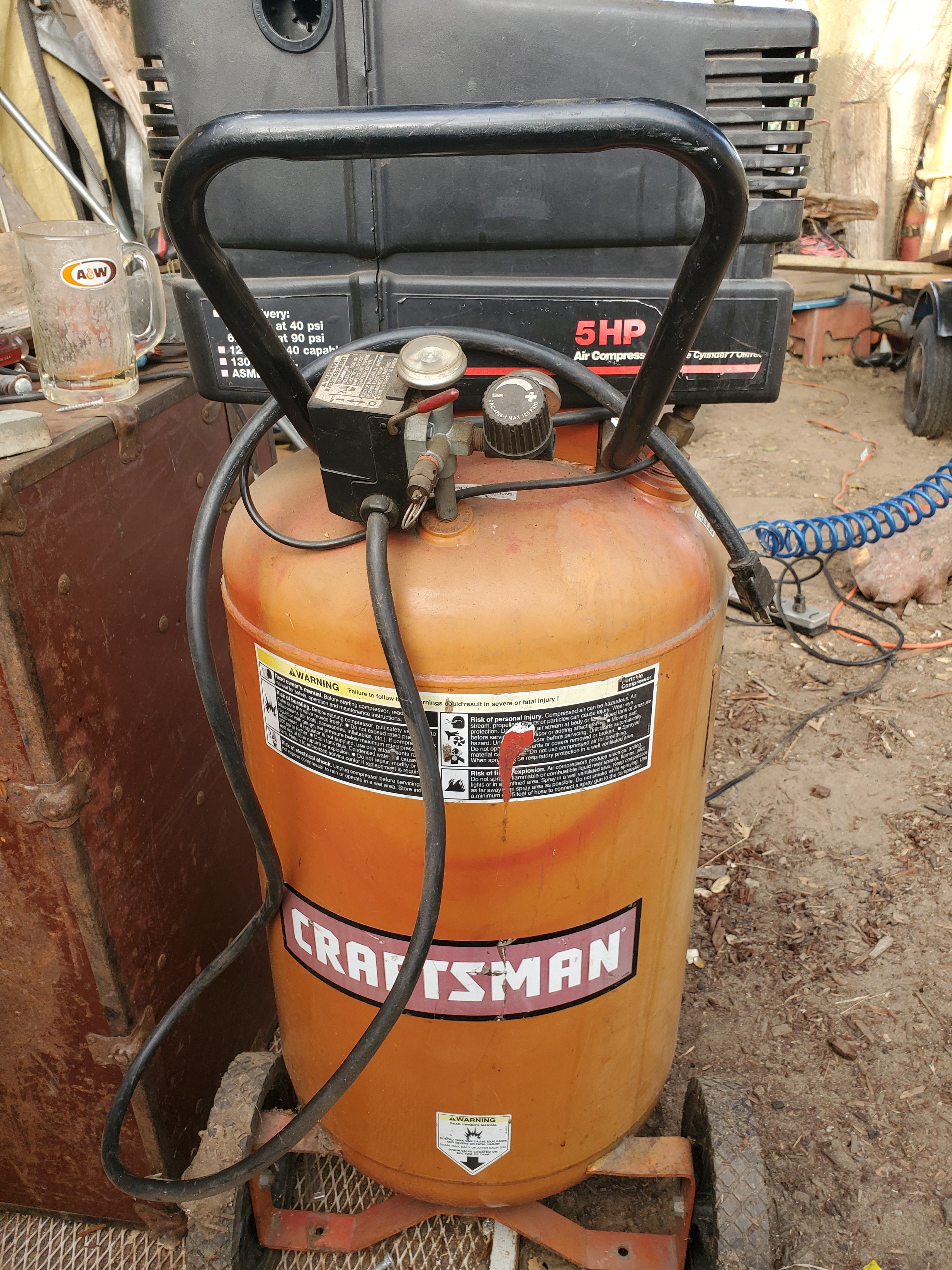 Air Compressor Runs For A Few Seconds