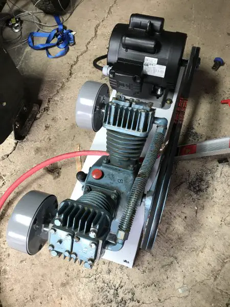 Unknown Compressor Pump Rebuild Progress Zain