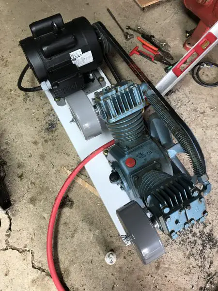 Unknown Compressor Pump Rebuild Progress Zain