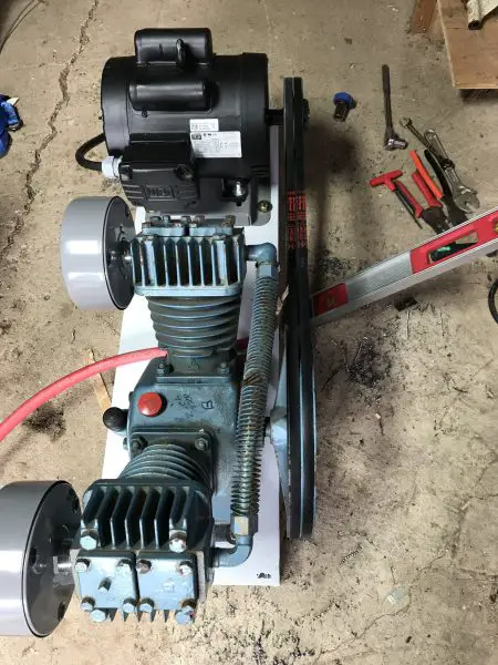 Unknown Compressor Pump Rebuild Progress Zain