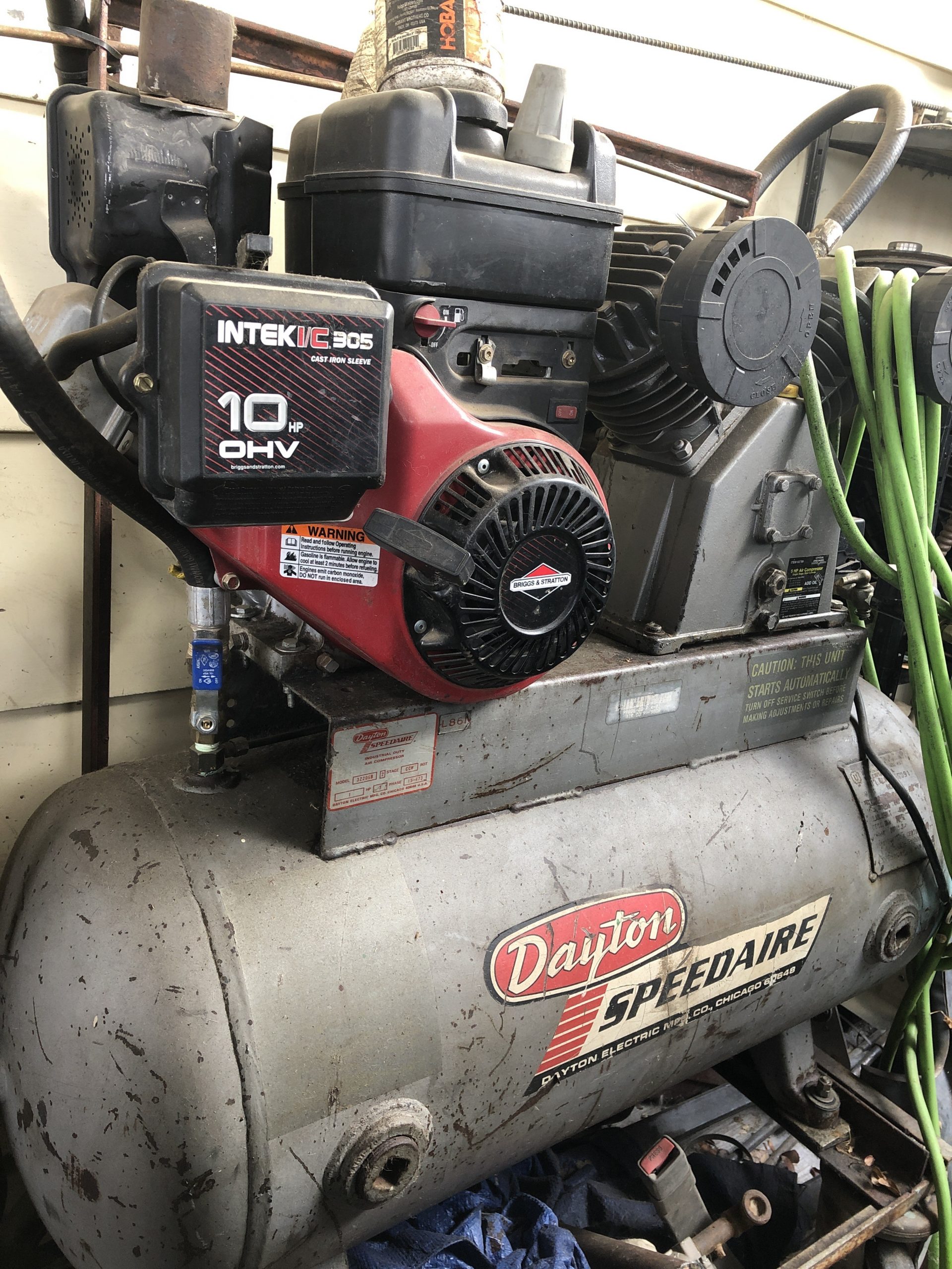 Identifying older air compressors