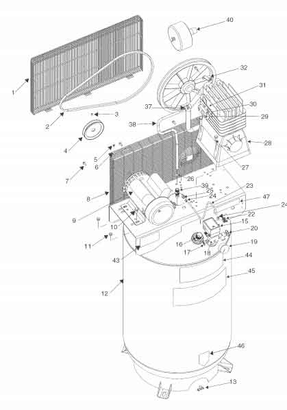 What are head bolt torque specs for Craftsman air compressor?
