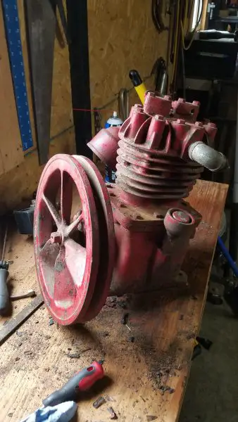 twin piston single stage air compressor identification