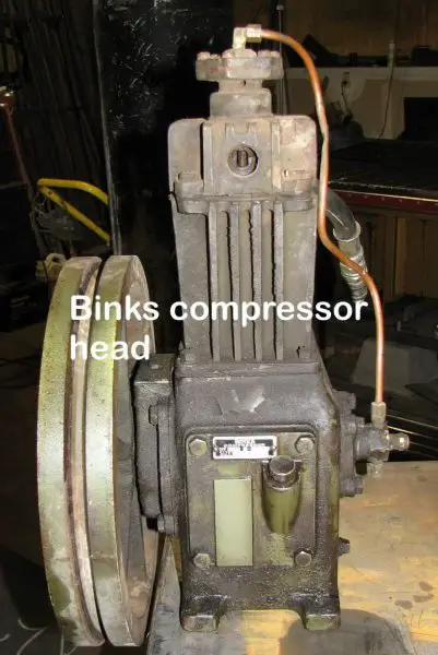 Old Binks Air Compressor Head