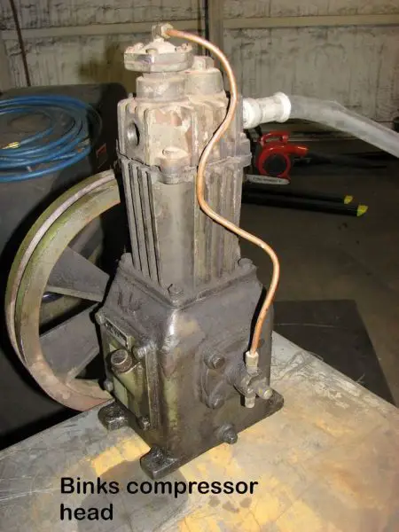 Old Binks Air Compressor Pump