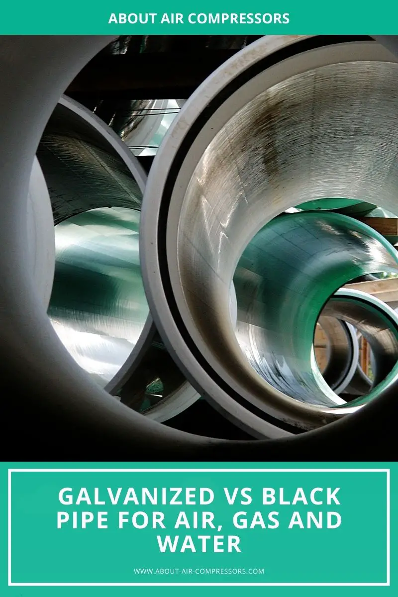 Galvanized vs Black Pipe For Compressed Air, Gas And Water About Air